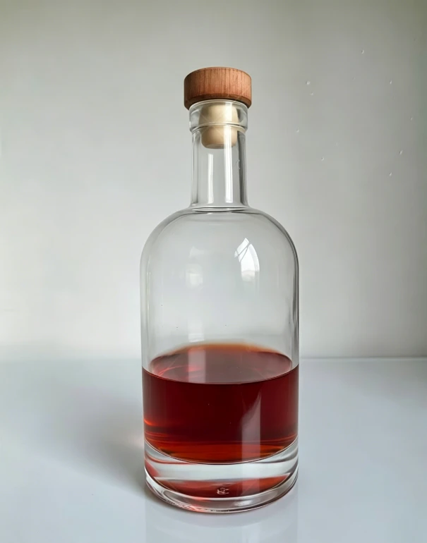 700ml Matte Black Glass Liquor high quality